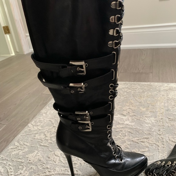 Lesilla leather boots made in Italy - Picture 5 of 16